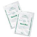 Plastic Money Bags 9 x 12 White 50/Pack Q9726