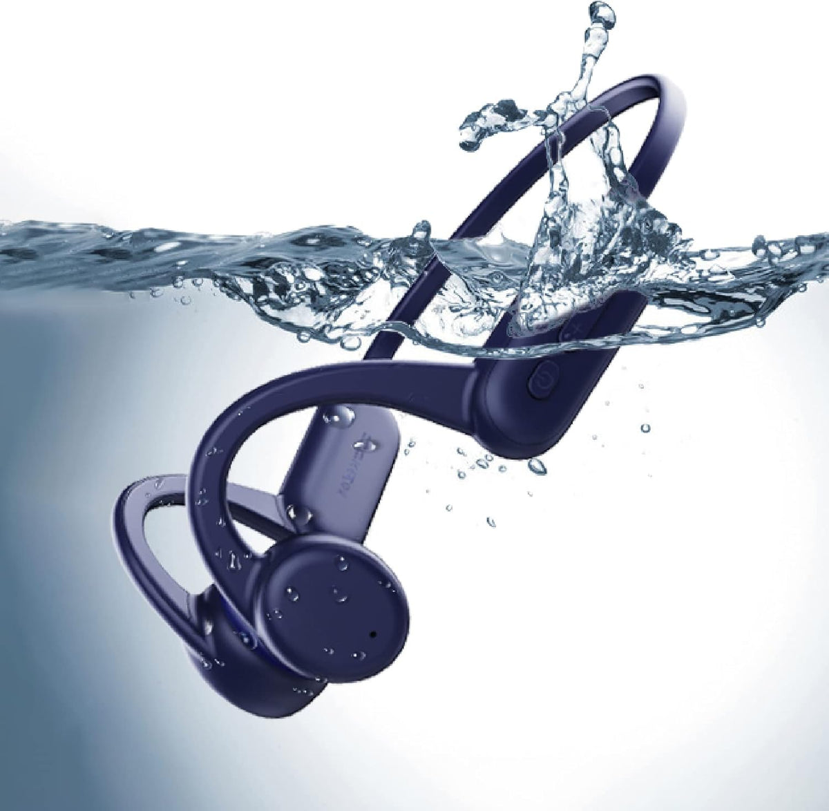 IPX8 Waterproof Bluetooth Open Ear Headphones with Microphones, 8G Memory D333995