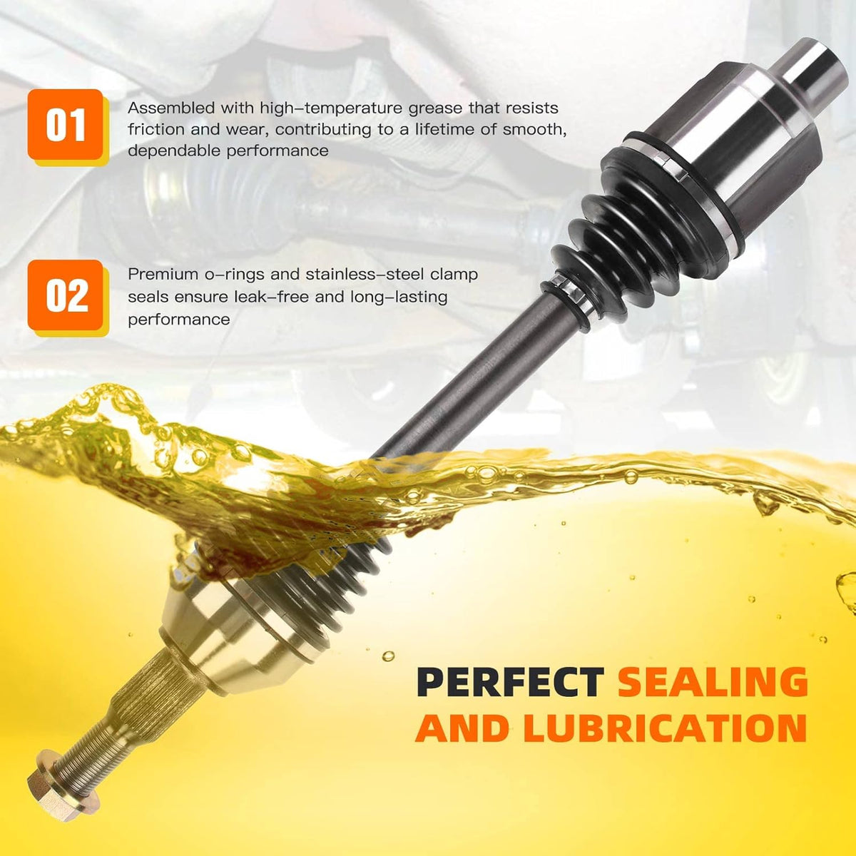 CV Axle Shaft Front Passenger Side Pack of 2 N6650