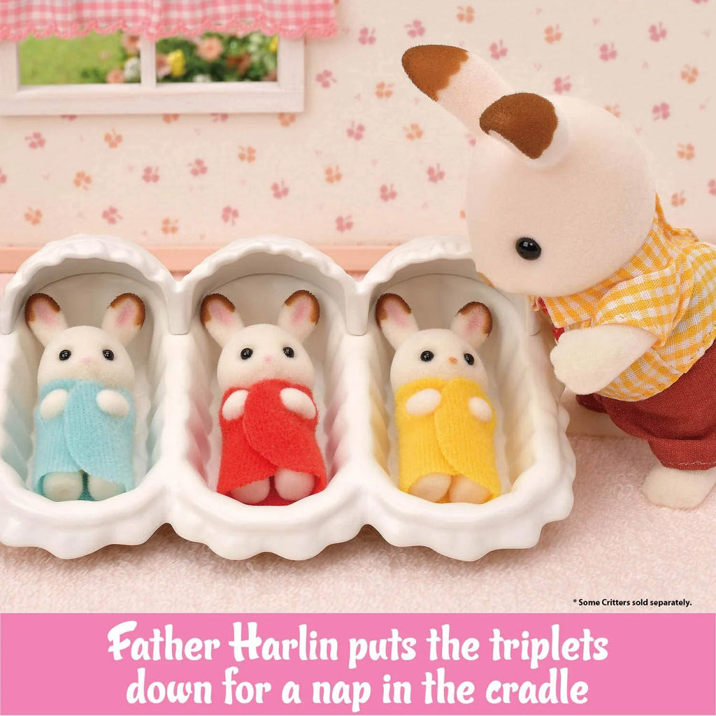 3 Hopscotch Rabbit Figures Dollhouse Playset B437707