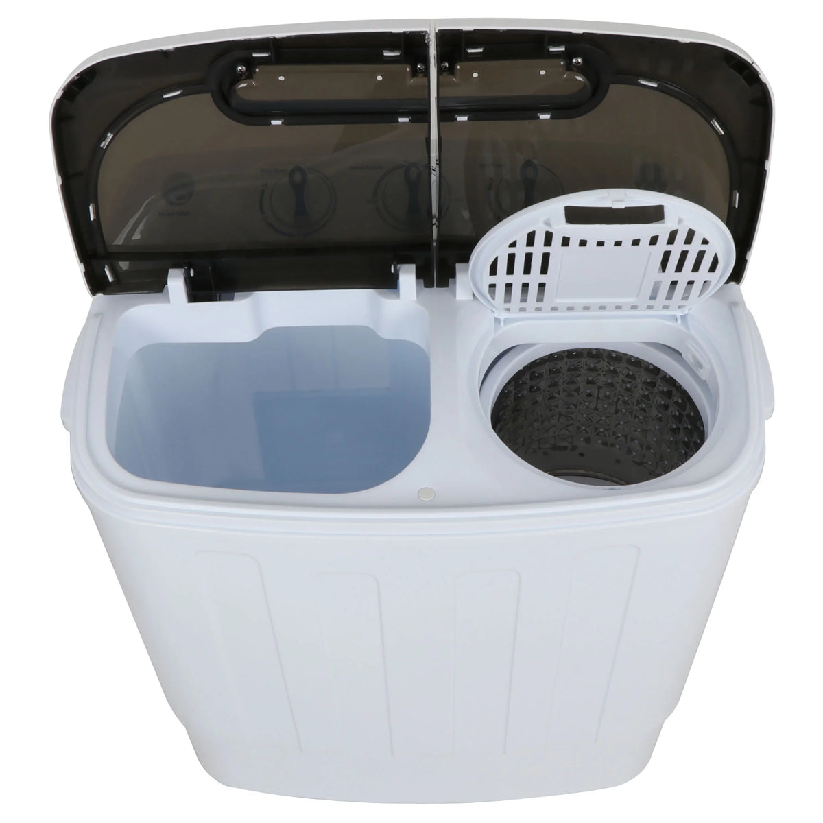 Twin Tub Portable Compact Wash Machine 13lbs Semi-Automatic White X88047
