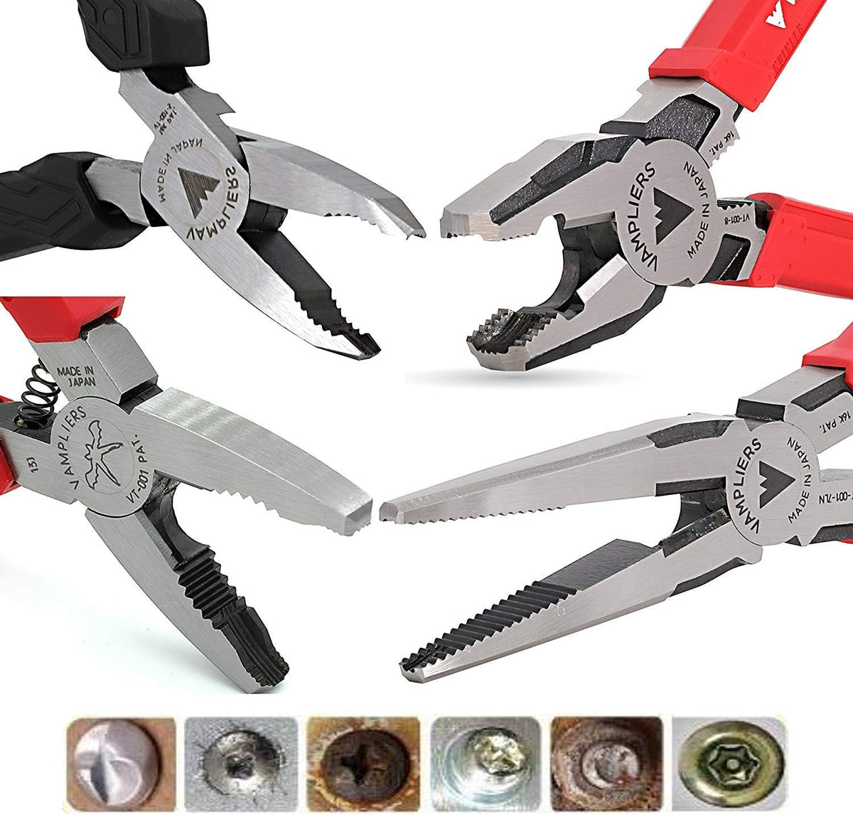 4-PC Screw Extraction Pliers Z688964