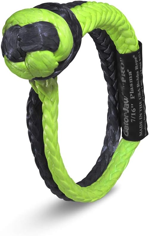 Green Pack of 2 Synthetic Tow Shackle A5655