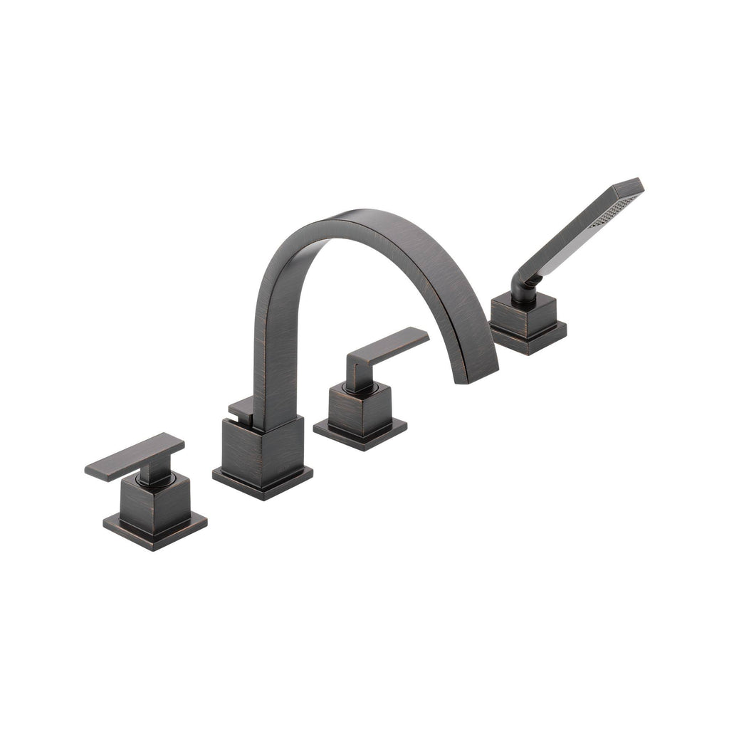 Roman Tub Trim with Hand Shower Stainless A82190