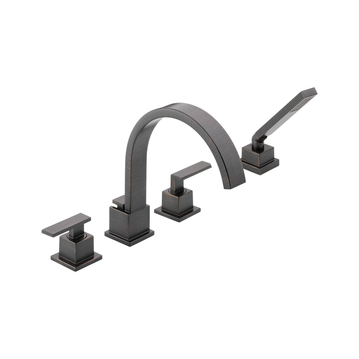 Roman Tub Trim with Hand Shower Stainless A82190