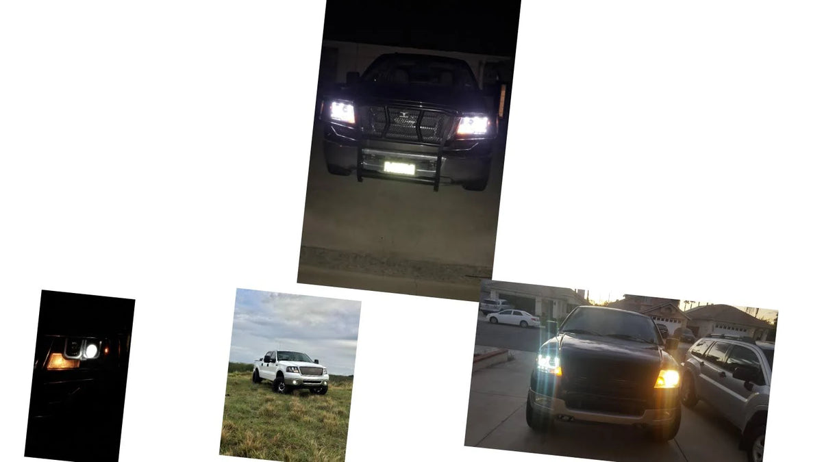 Black Clear Projector Headlights O4002