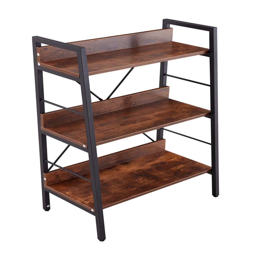 Brown 3&4 Tier Freestanding Bookshelf H306787