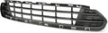 Black Front Bumper Cover Grille Molding Pack of 2 R61236