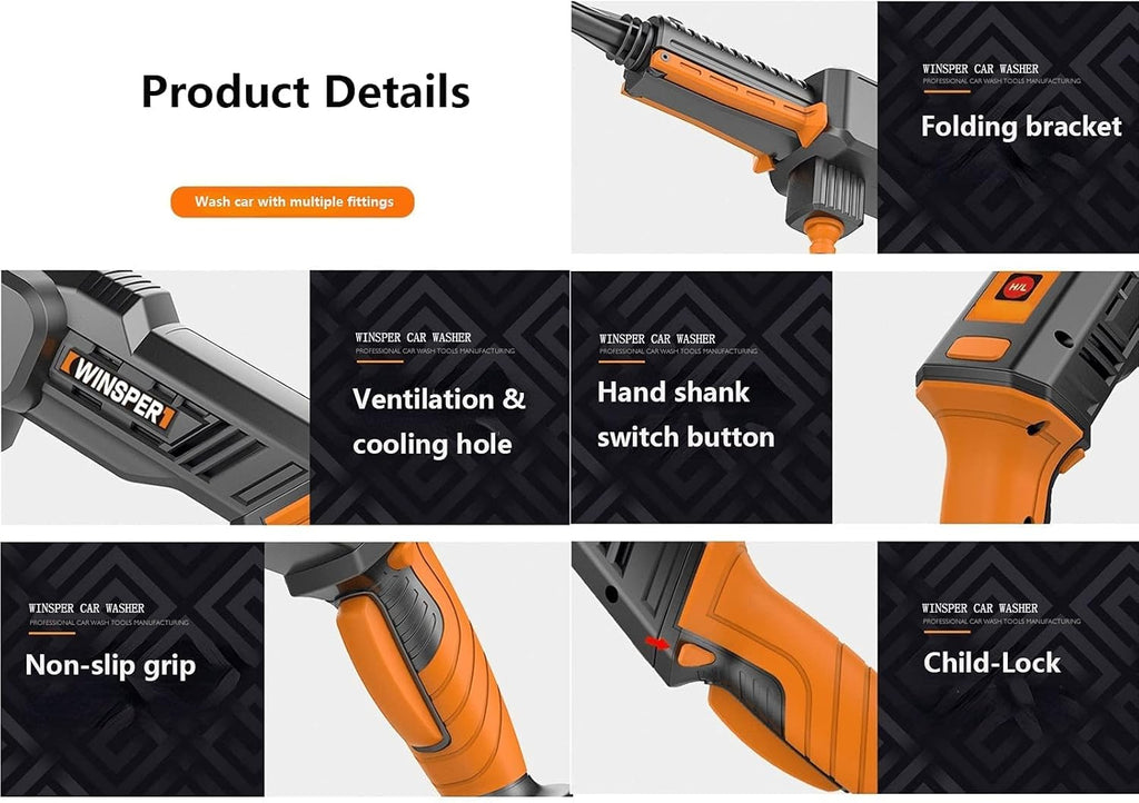 Cordless Pressure Washer 15AH 1160 PSI 20V X54980