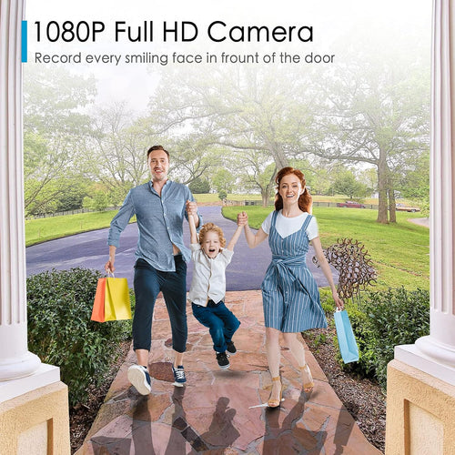 2 Pack Video Doorbell Camera with Chime P1037