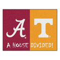 Alabama / Tennessee 33.75 inch x 42.5 inch Nylon Face Non-Skid Washable Mat D731749
