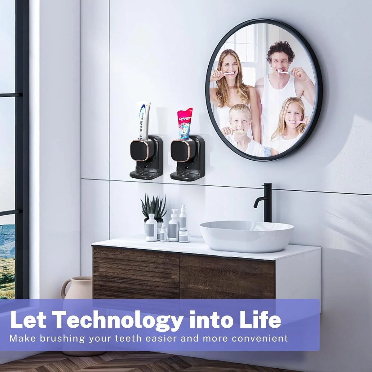 Wall Mounted Automatic Toothpaste Dispenser S22712
