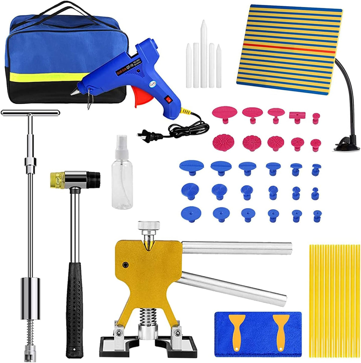 Paintless Dent Removal Kit with Dent Reflector Board, Pack of 2 D6524