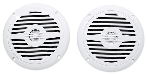 200 Watt Waterproof Marine Boat Speakers 2-Way White V5685