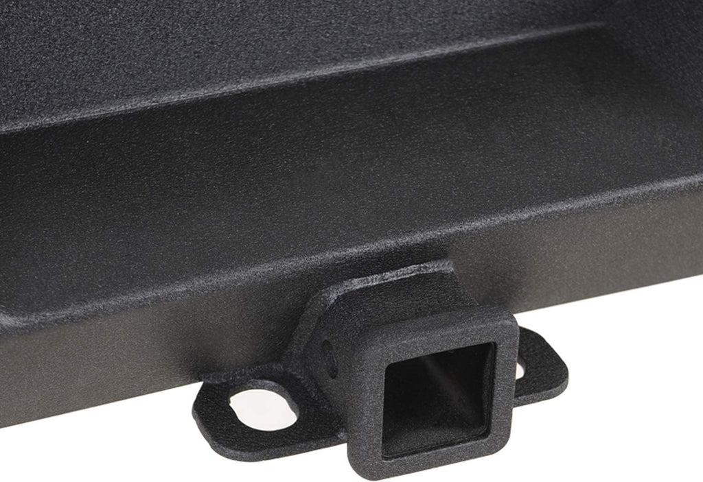 Steel Rear Bumper with Assembled Tire Carrier Black Textured O56043