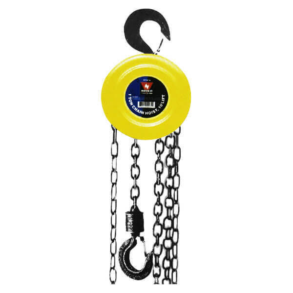 1 Ton Capacity Manual Chain Hoist with 2 Hooks Z564393