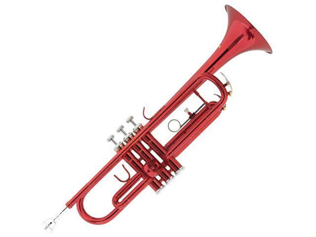 Red Lacquer Brass Bb Trumpet P617992
