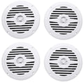 200 Watt Waterproof Marine Boat Speakers 2-Way White V5685