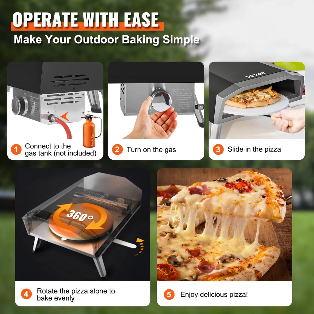 16 Outdoor Portable Gas Pizza Oven X434