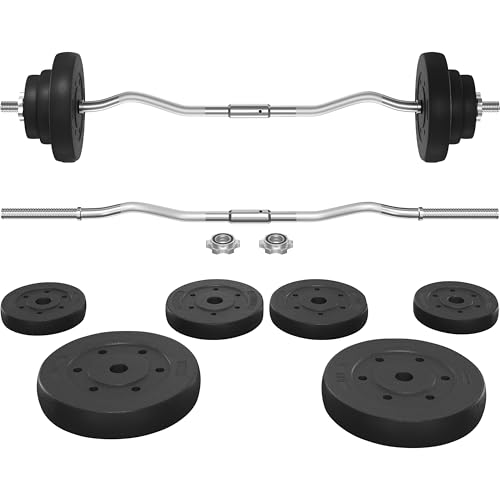 Barbell Set with Chrome Finish G977