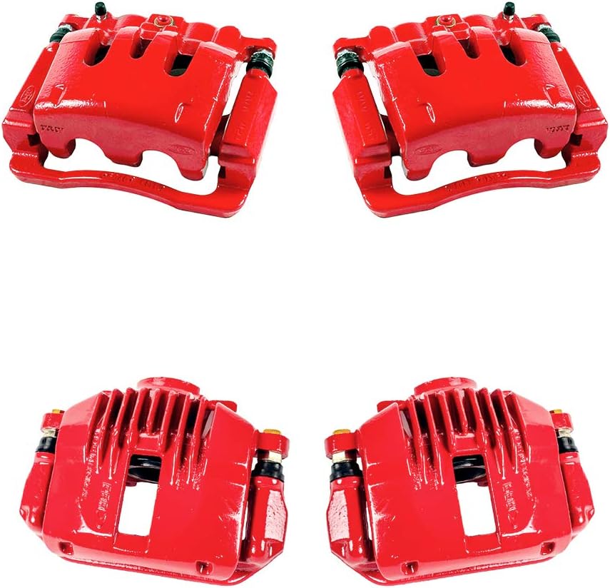 Red Coated Brake Calipers Brake Kit E68954