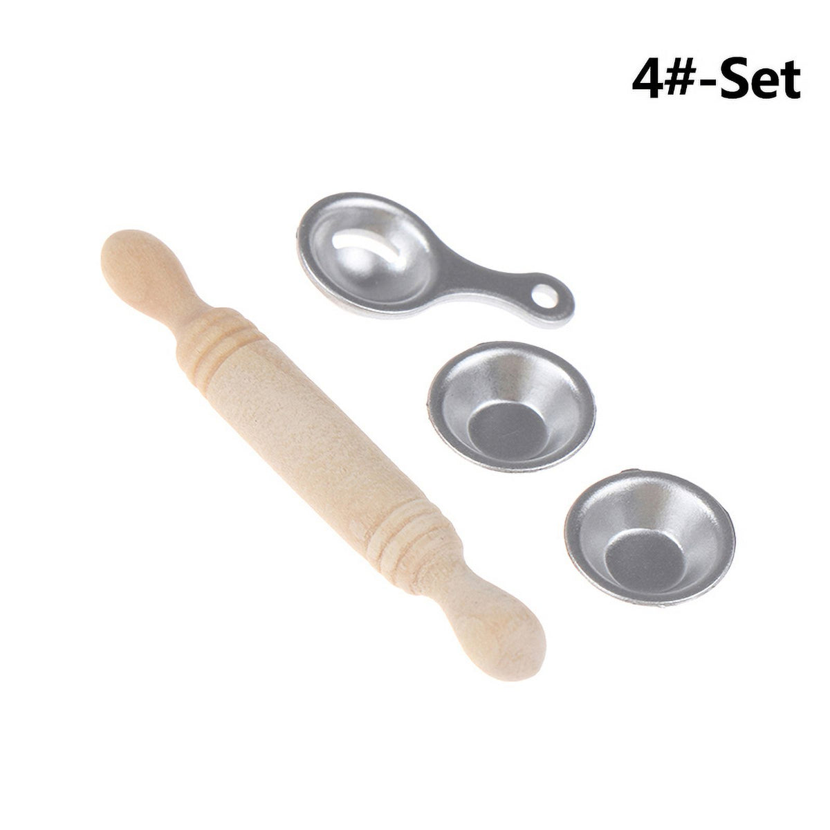 1:12 Dollhouse Baking Mold Bakeware Piping Tip Measuring Spoon Kitchen Decor F752882