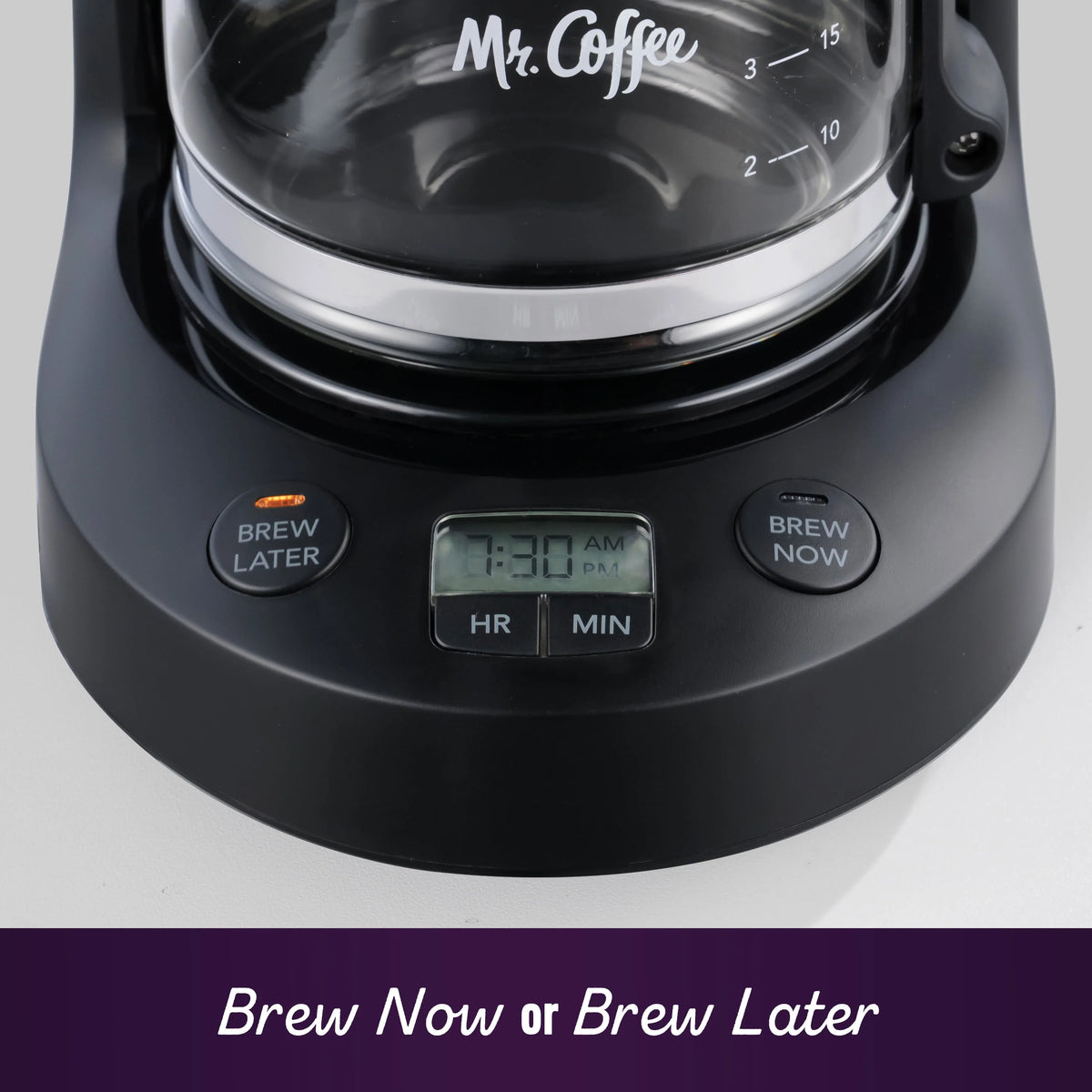 5-Cup Programmable Coffee Maker, 25 oz. Mini Brew, Black X892685