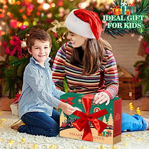 Christmas Train Set with Steam Light & Sound G74988