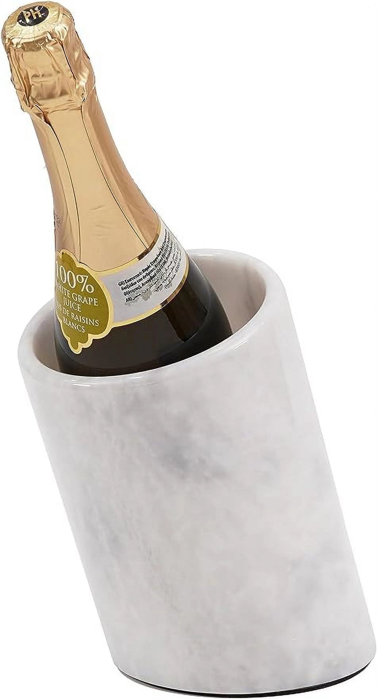 White Handmade Marble Wine Cooler L463