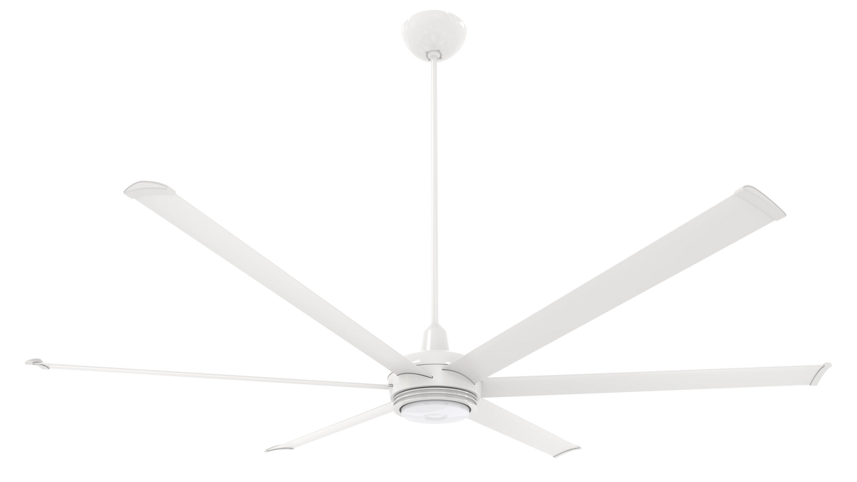 White 84 Ceiling Fan with Downlight and Uplight S25656
