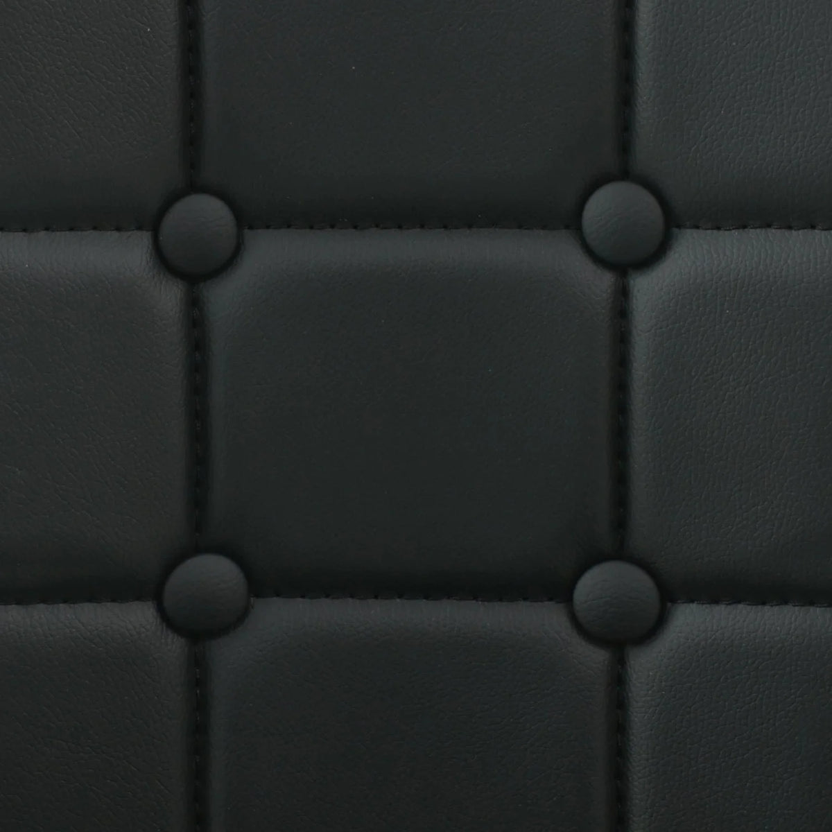 Black Faux Leather Swivel Counter Chair Set of 2 W351955
