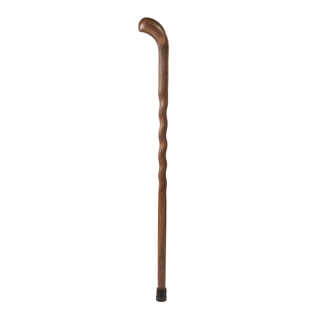 Twisted Walnut Pistol Grip Walking Cane S879568