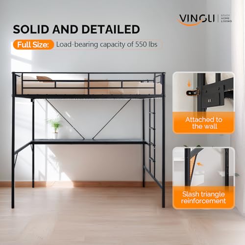 White Twin Loft Bed with Desk and Storage H79698