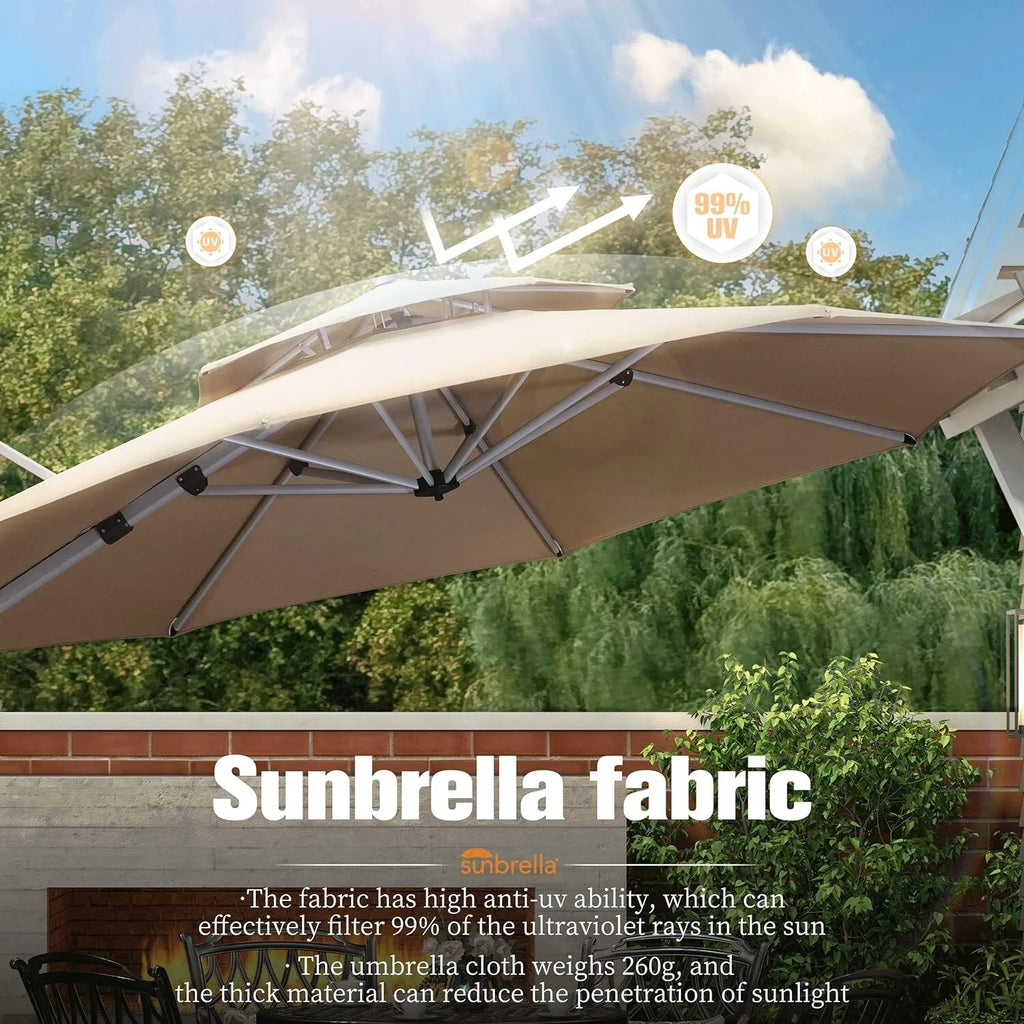 11ft Round Patio Umbrella W175329