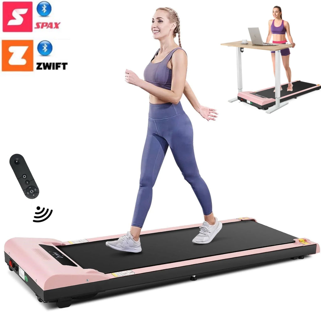 Pink Walking Pad Under Desk Treadmill X91298