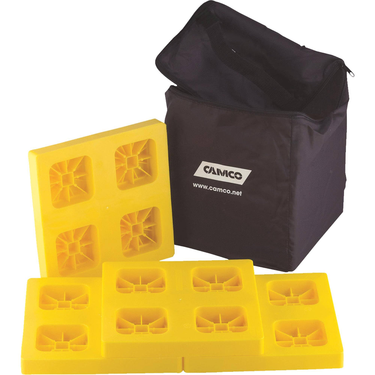 Yellow 10 pack RV Leveling Blocks A761