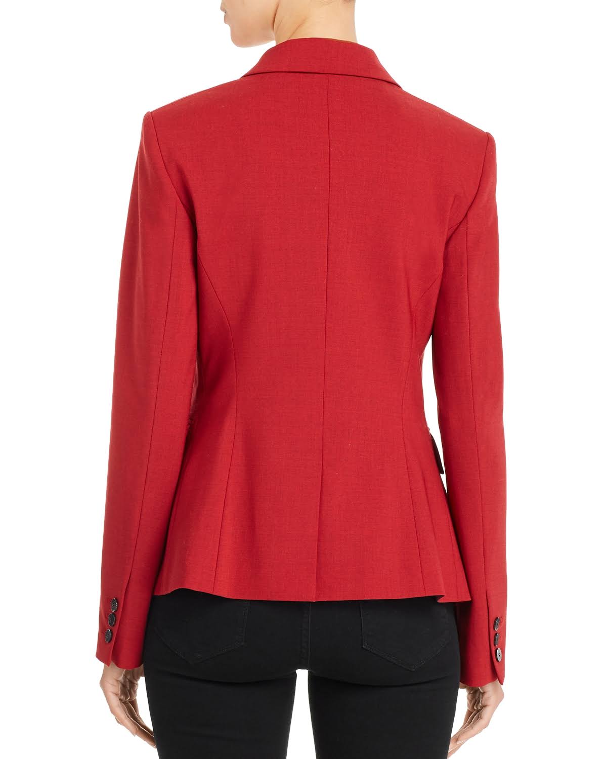 Deep Navy Wool-Blend Blazer W126