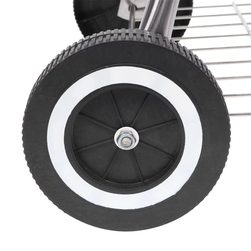 Charcoal Smoker Steel BBQ Grill F548449