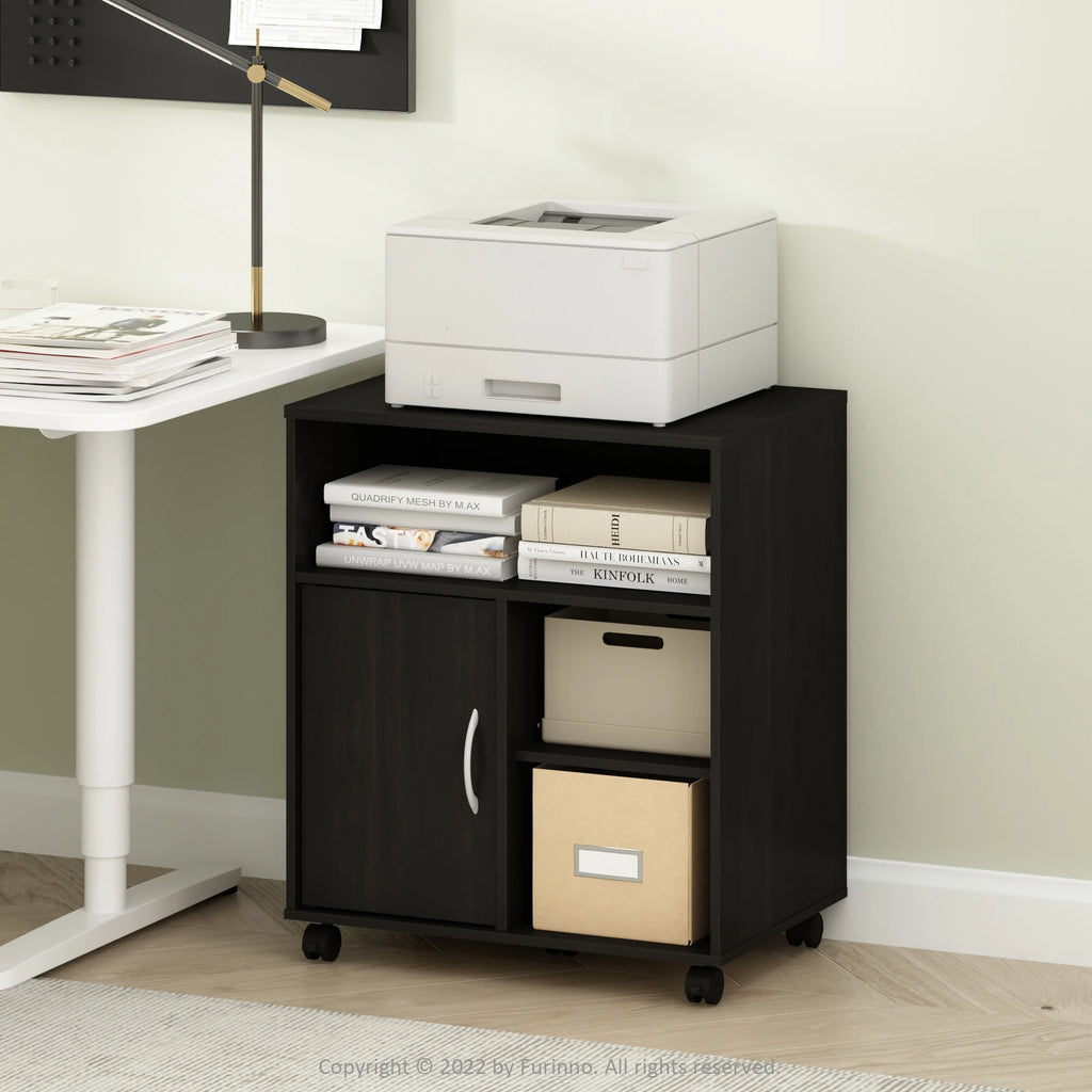 Under Desk Printer Holder with Wheels W682