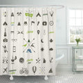 66x72 inch Camping Shower Curtain Z55132
