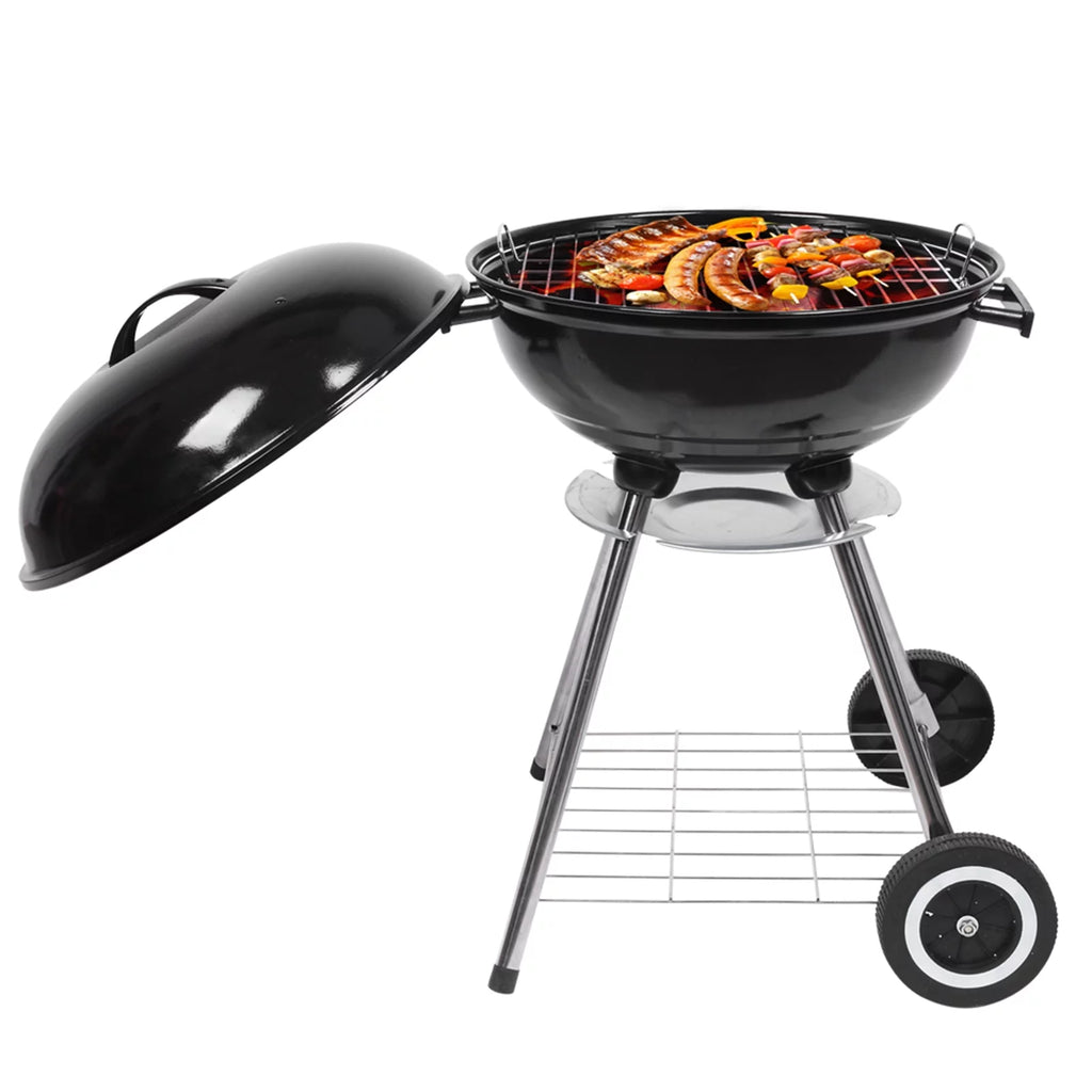 Charcoal Smoker Steel BBQ Grill F548449