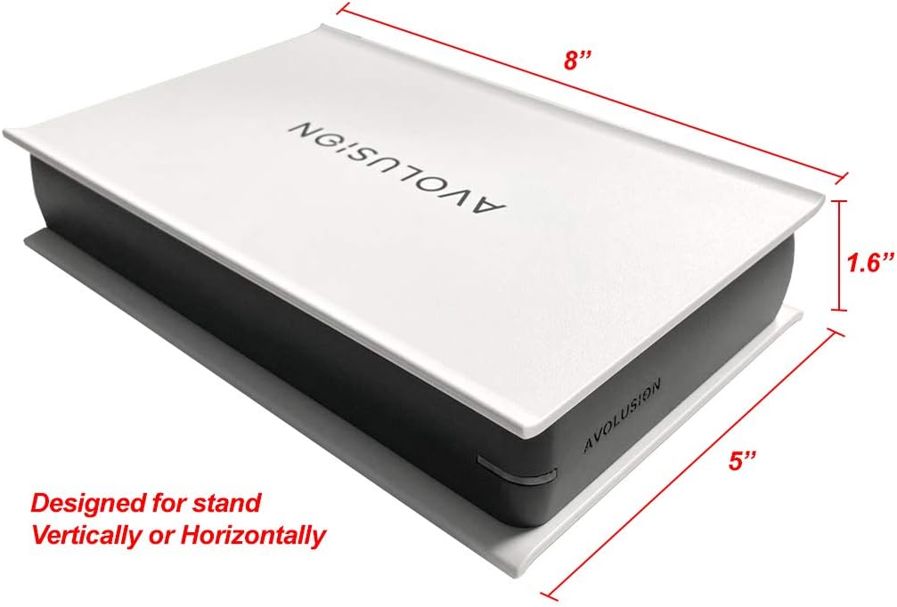 8TB USB 3.0 External Hard Drive (White) D5234