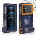 Waterproof Protective Case for Phones Up to 6.9 Inch with Lanyard H903377