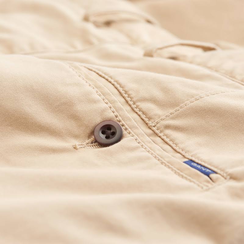 Dark Khaki Twill Chinos Y6941