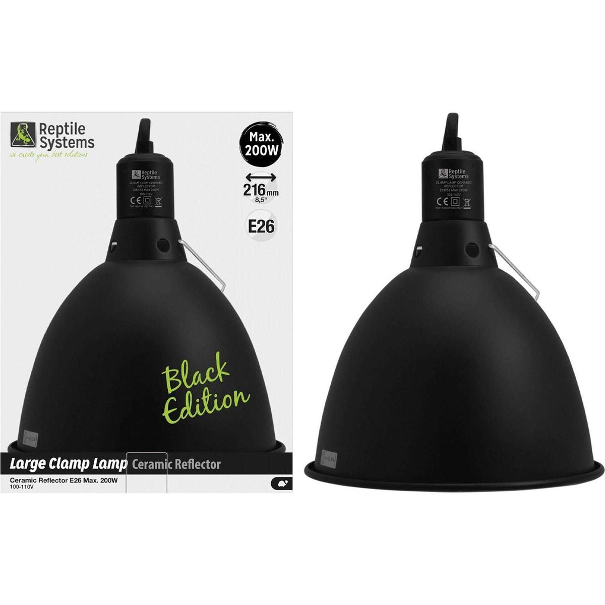 Clamp Lamp Ceramic Reflector F517