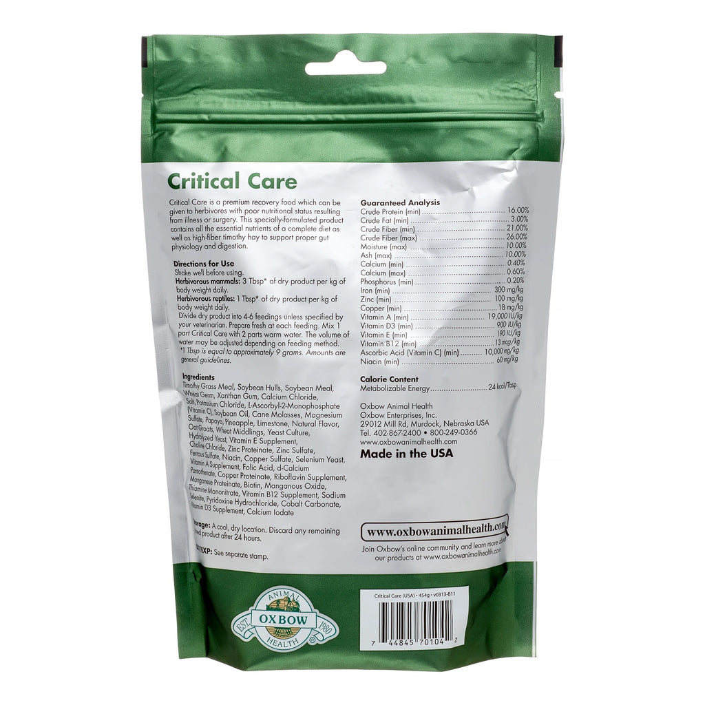 Small Animal Food 16 oz K214
