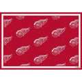 NHL Detroit Redwings Repeat Rug F2727