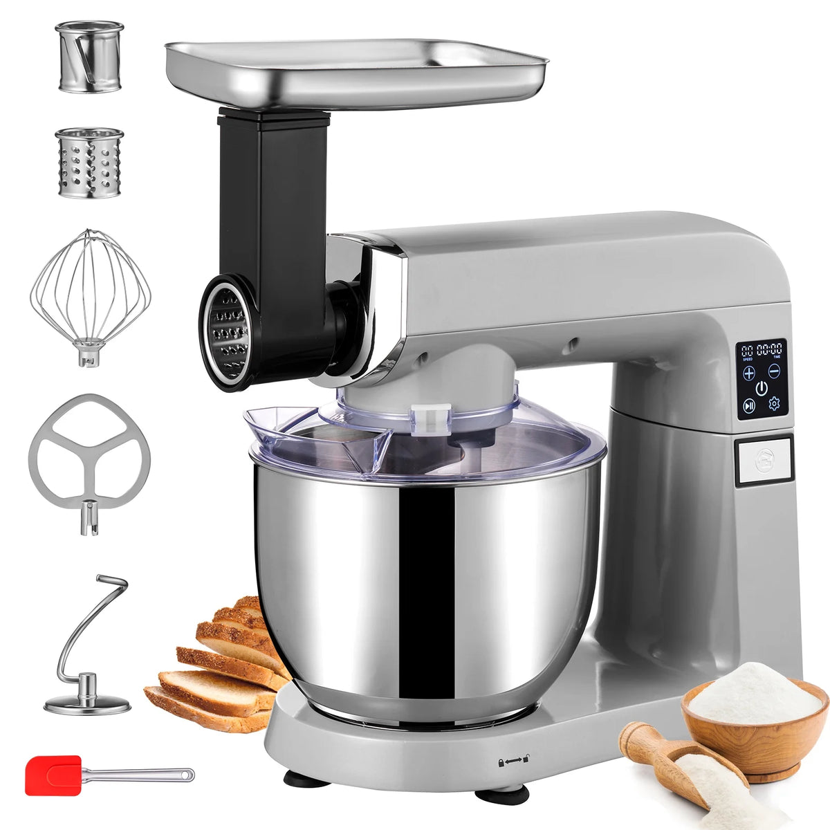 Stand Mixer Tilt Head Dough Mixer 7L 450W 6 Speed N2730