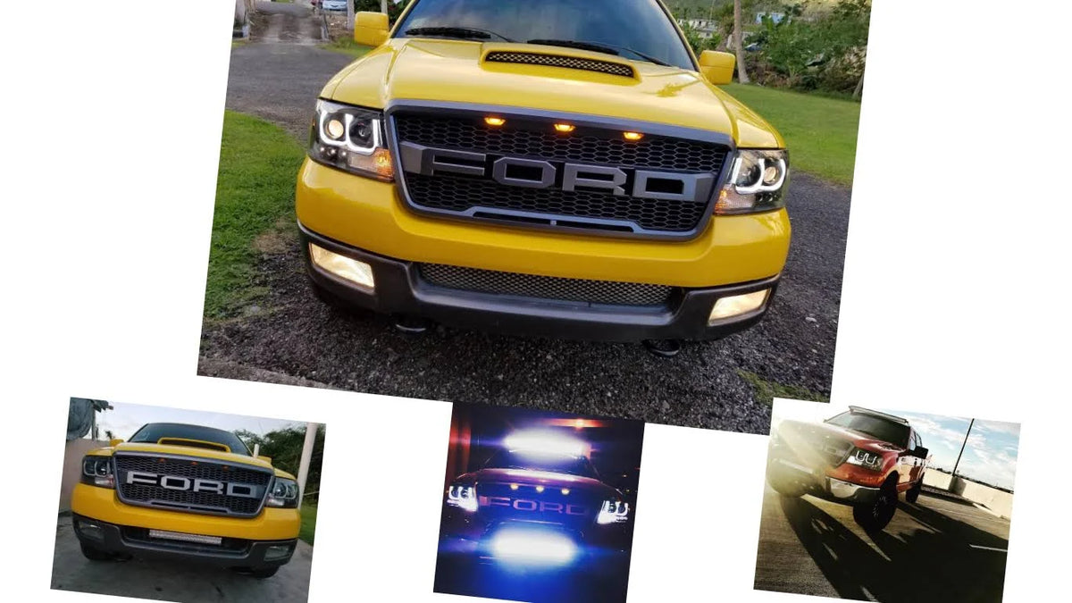 Black Clear Projector Headlights O4002