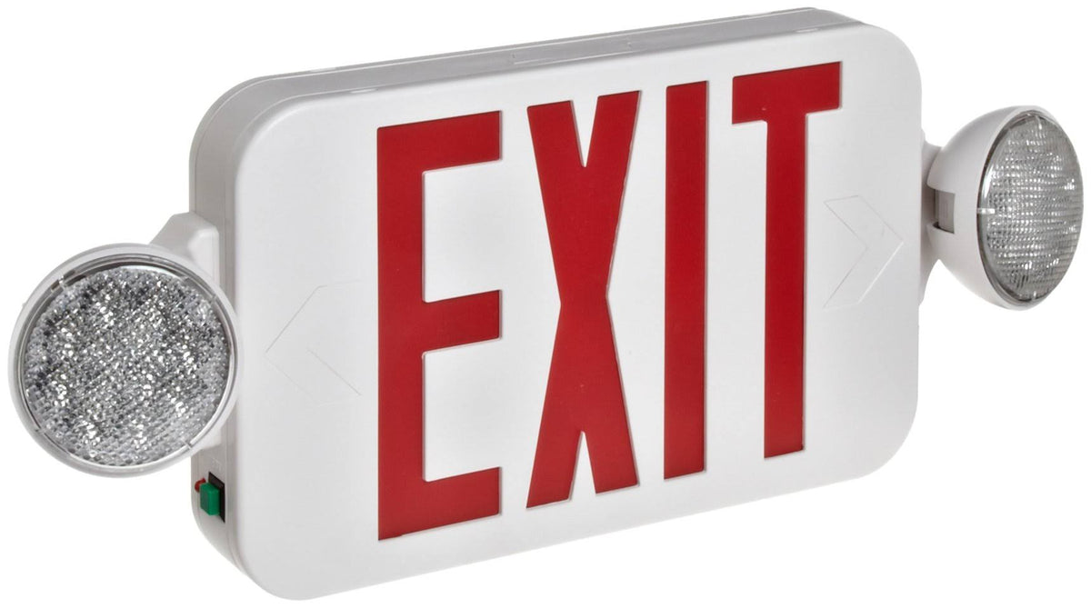 Round Head LED Combo Exit Emergency Light W57680